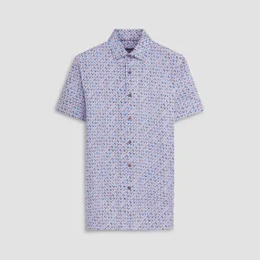 Milo Diamond Print OoohCotton Short Sleeve Shirt