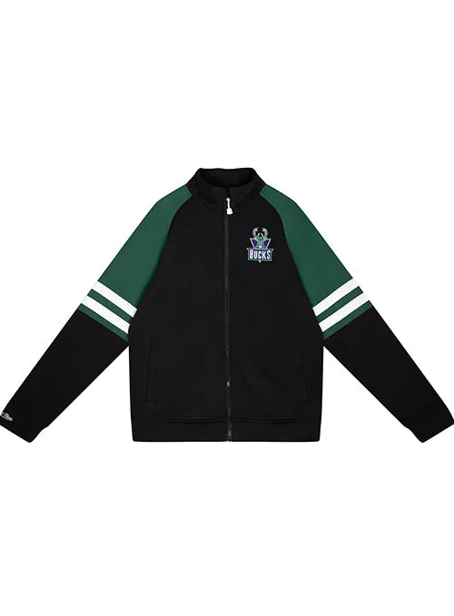 Mitchell & Ness Hardwood Classics MVP 2.0 Milwaukee Bucks Full Zip Track Jacket