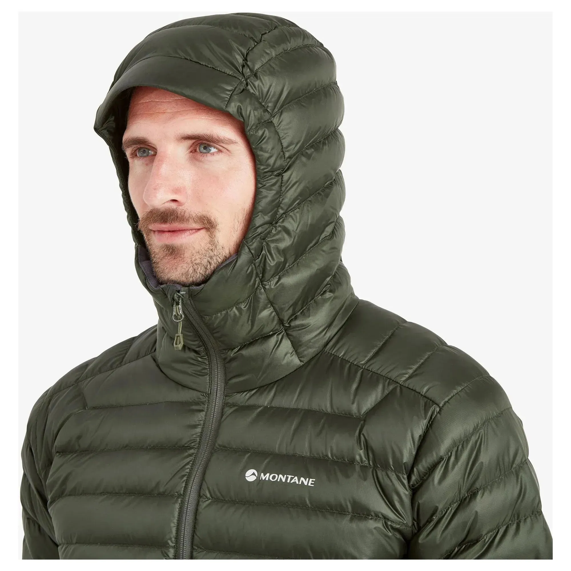 Montane Men's Anti-Freeze Hooded Down Insulated Jacket - Oak Green