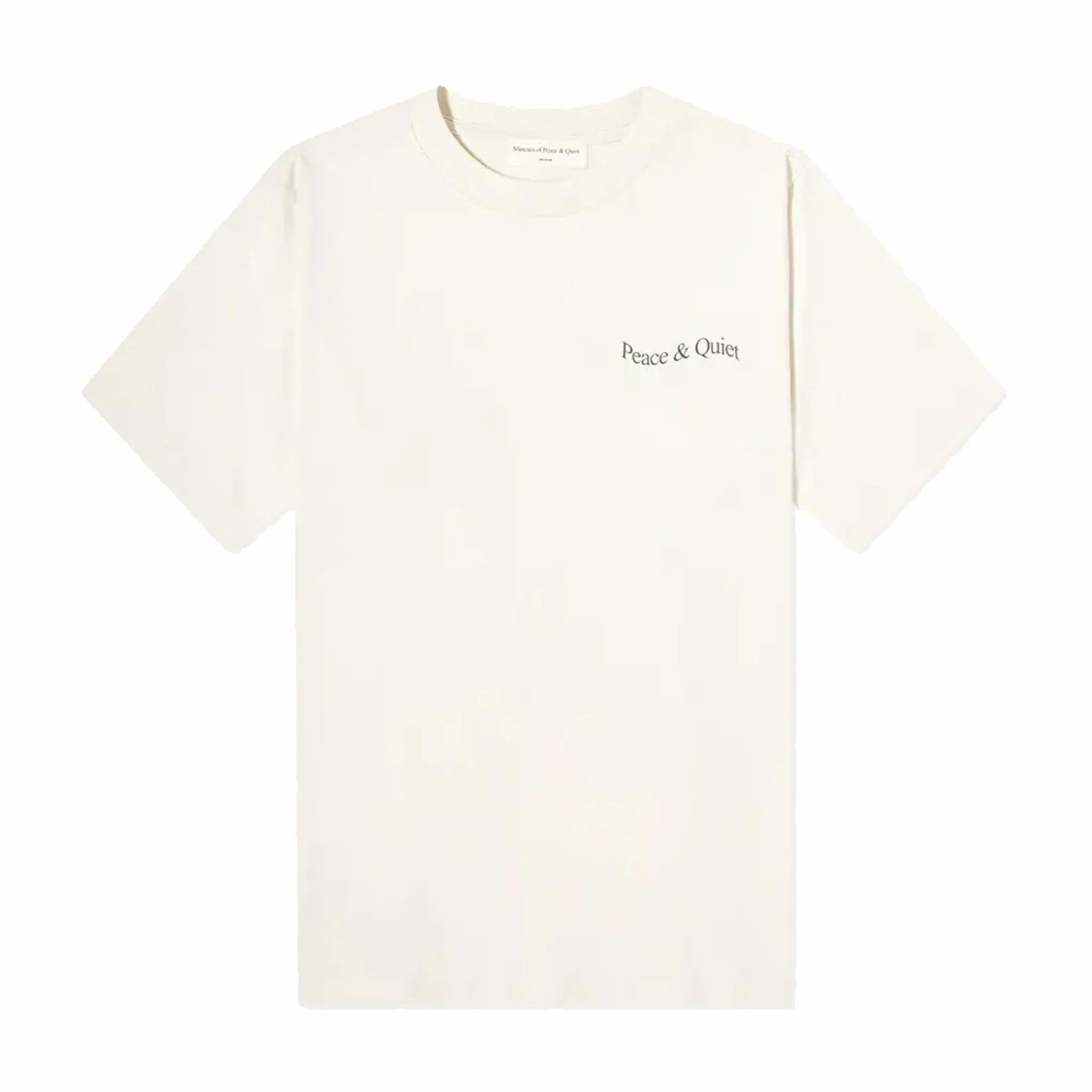 Museum of Peace & Quiet Wordmark T-Shirt (Bone)