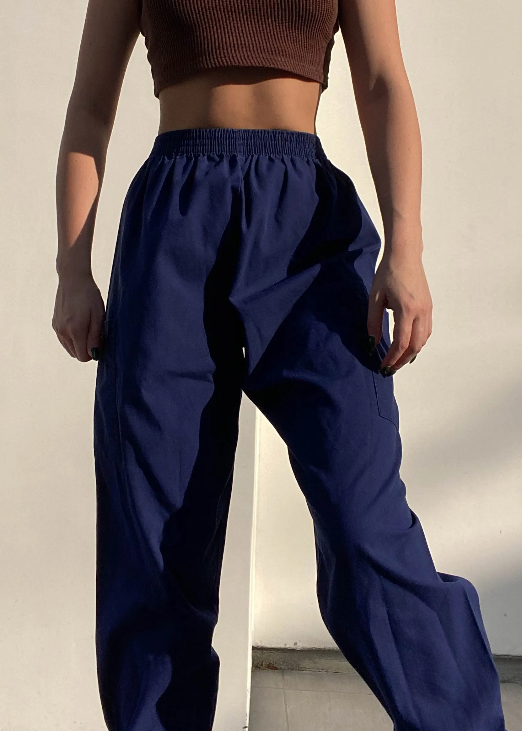 Navy 80’s Lightweight Joggers (S)