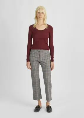 Nerys Plaid Trouser