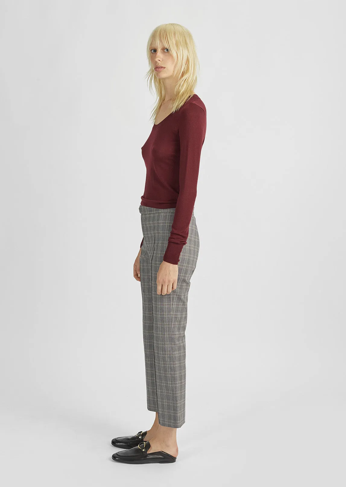 Nerys Plaid Trouser