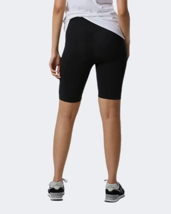 New Balance Essentials Stacked Fitted Women Lifestyle Short Black Ws21505-Bk