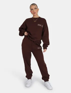 New York 90S Joggers Chocolate