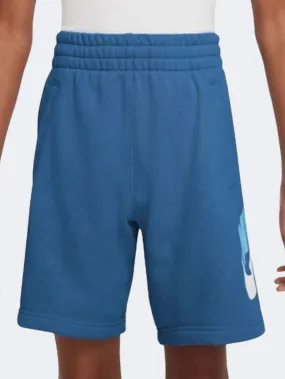 Nike Sportswear Club Hbr Boys Lifestyle Short Crystal Blue/White