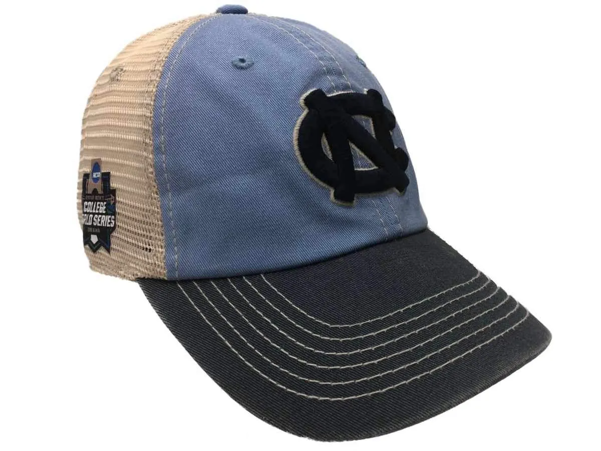 North Carolina Tar Heels 2018 College World Series CWS Mesh Adj Relax Hat Cap