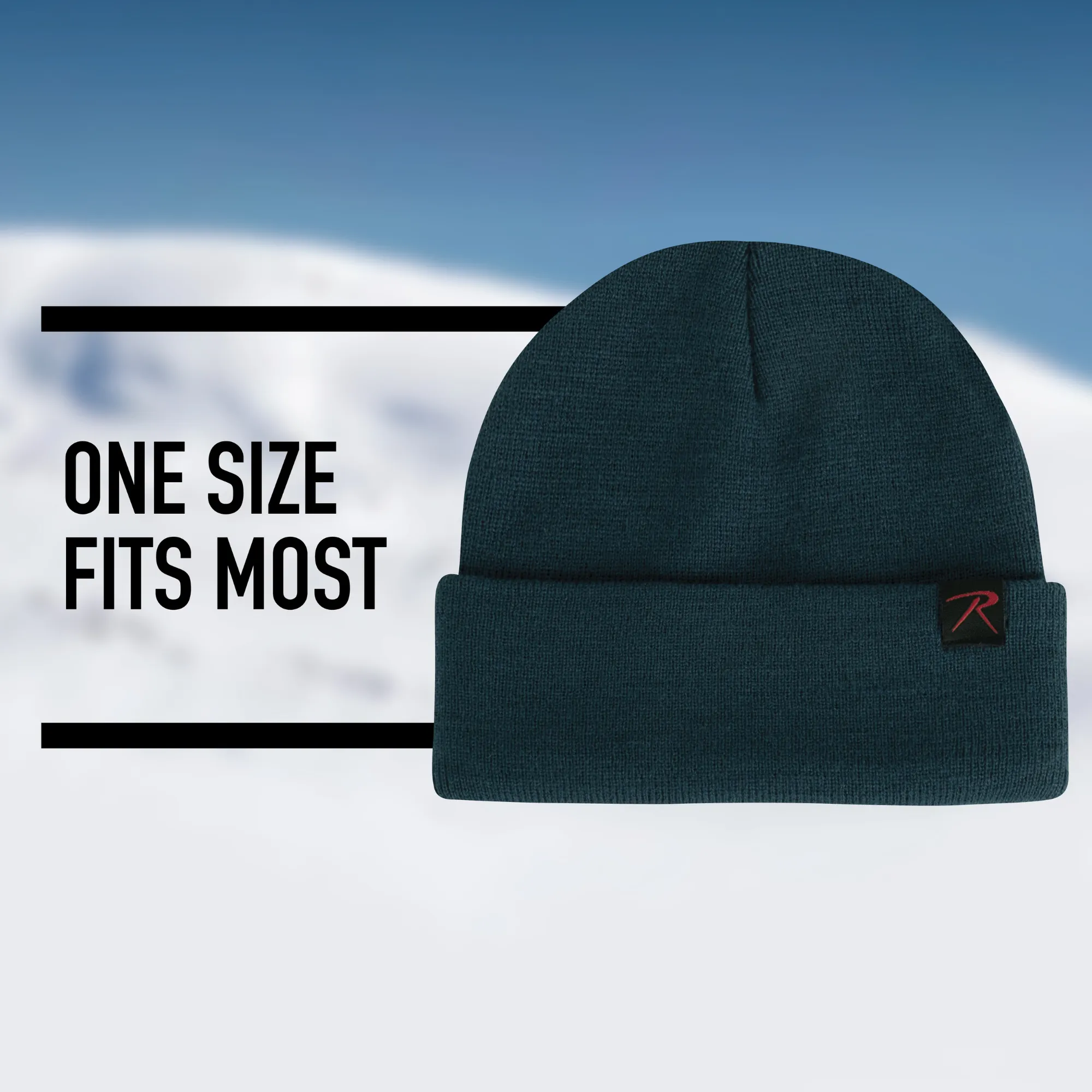 Off White - Military Deluxe Fine Knit Watch Cap - Acrylic