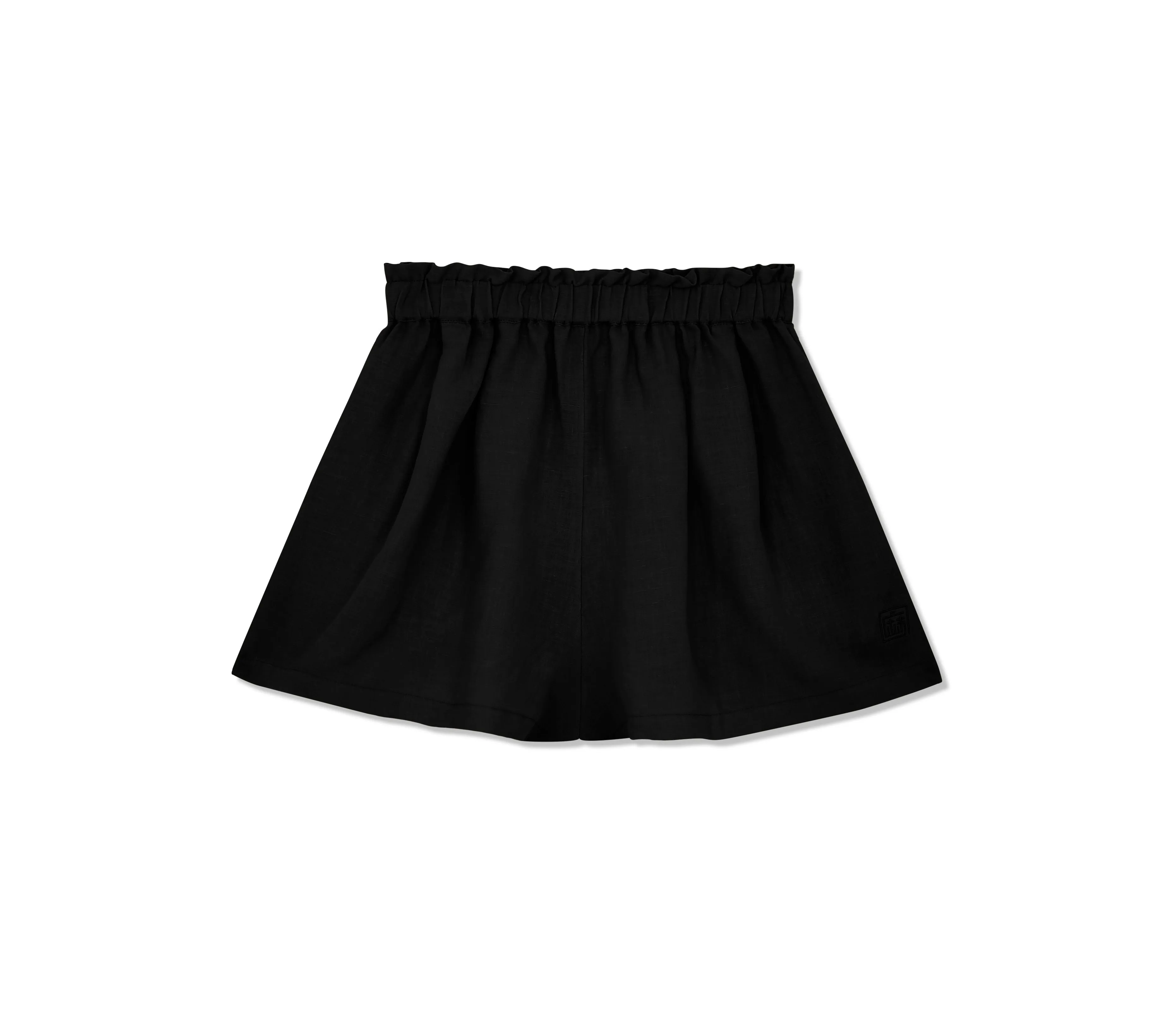 Olivia Linen Shorts in Black by Ma   Lin