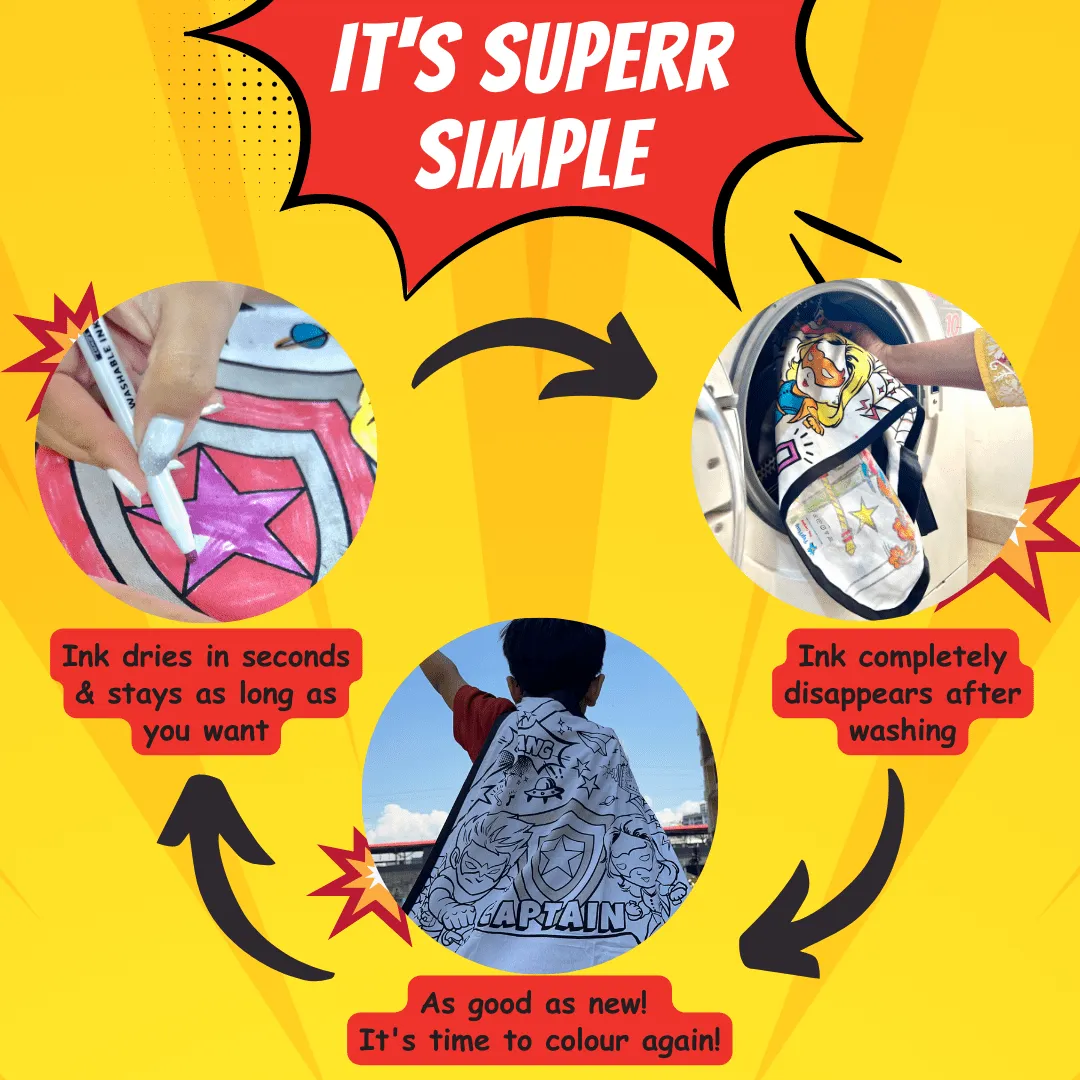 PepPlay My Superhero Cape (An Imaginative Play Kit)