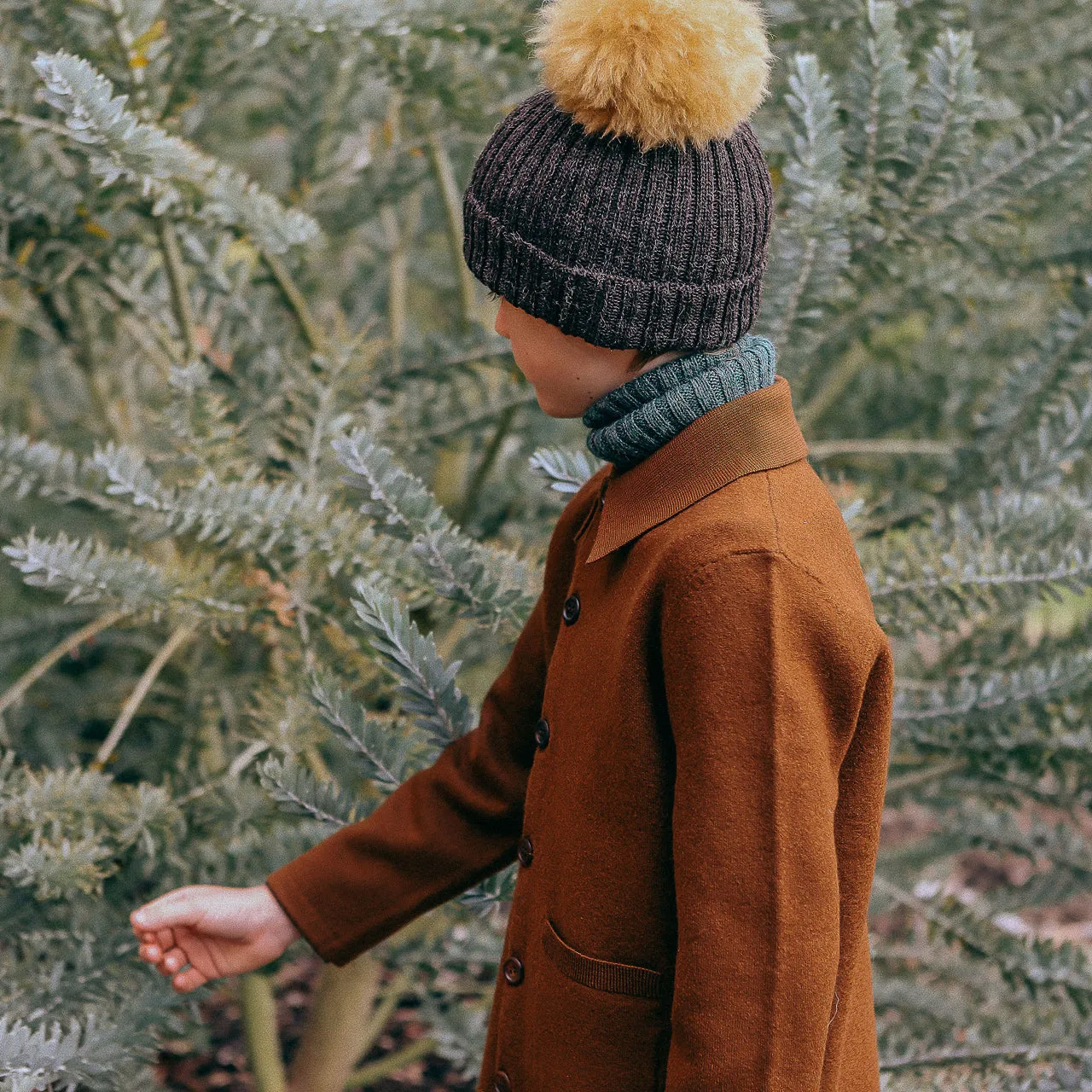 Pom-Pom Beanie in Baby Alpaca (Child-Adult) *Returning 2025