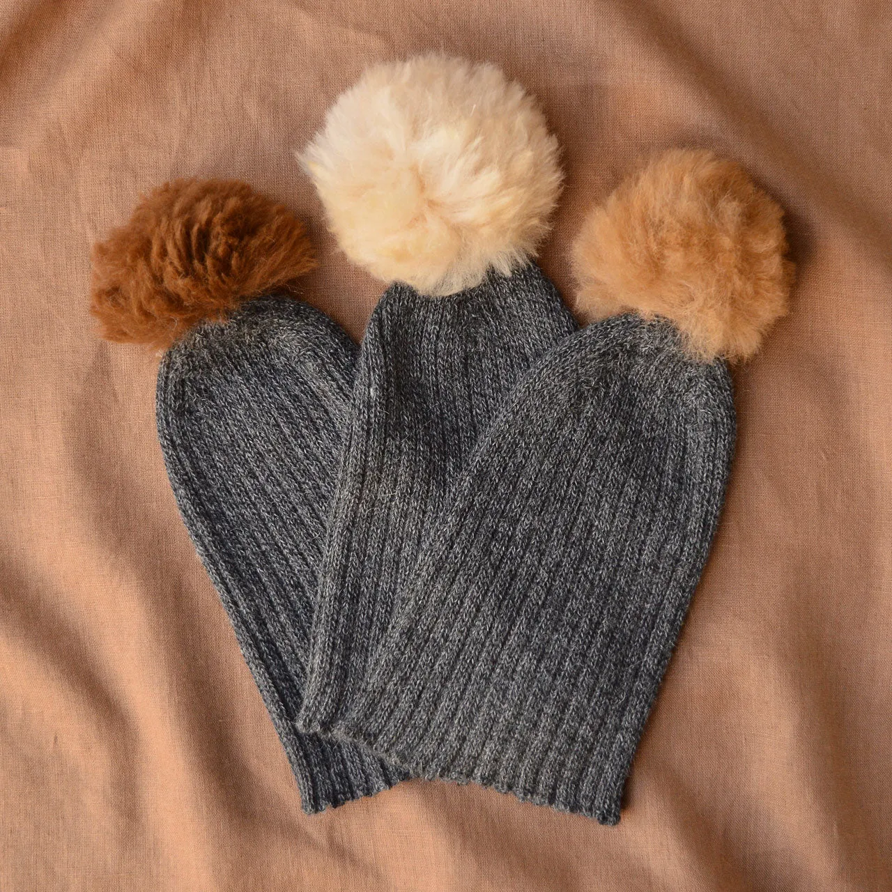 Pom-Pom Beanie in Baby Alpaca (Child-Adult) *Returning 2025