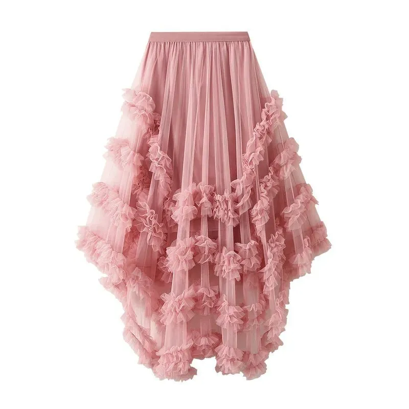 Pre Order:  Ruffled Layered Tutu Skirt