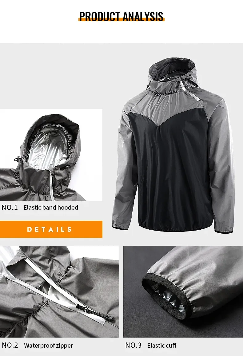 Quick Dry Hooded Running Tracksuit for Men - SF2043