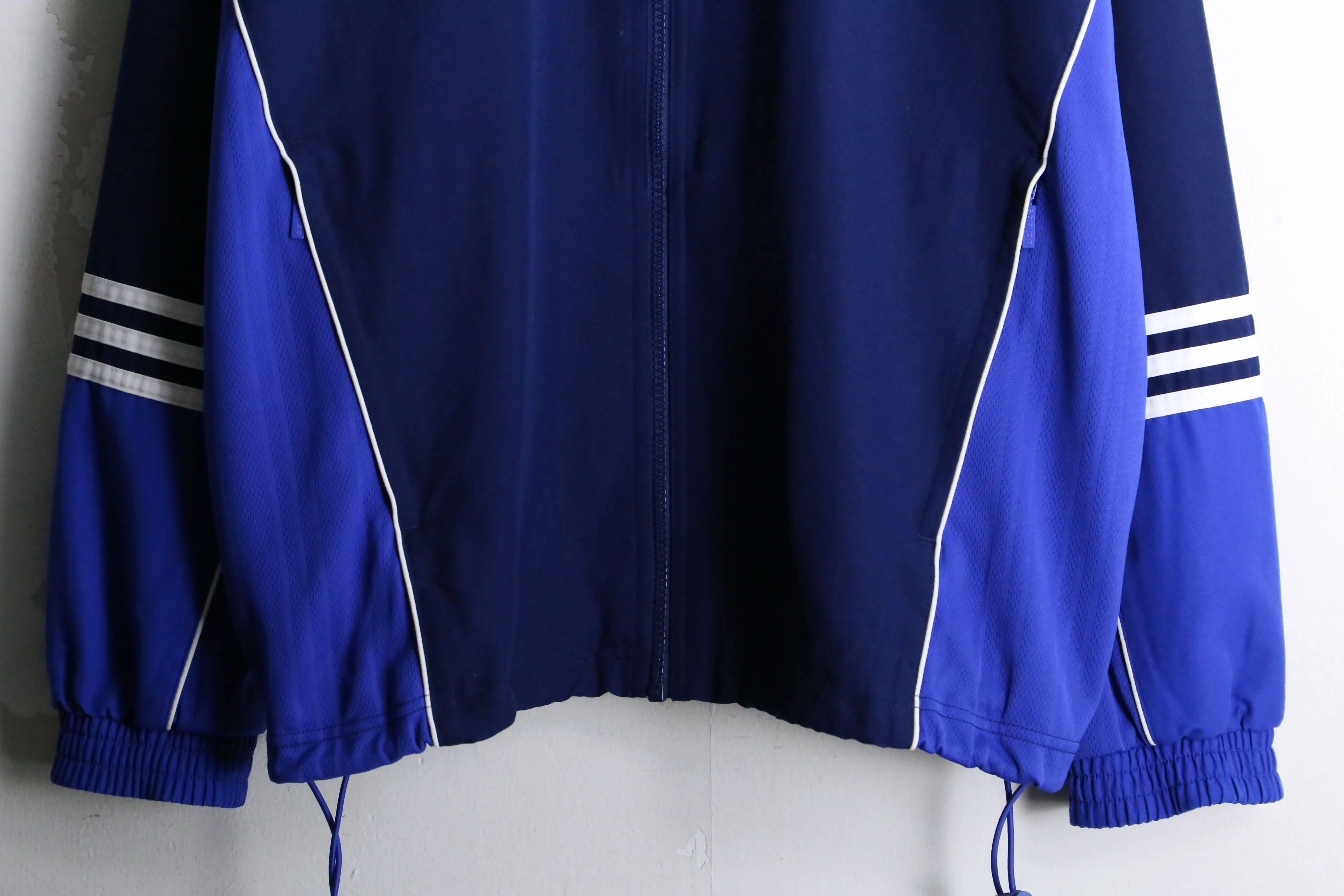 "adidas" blue track jacket