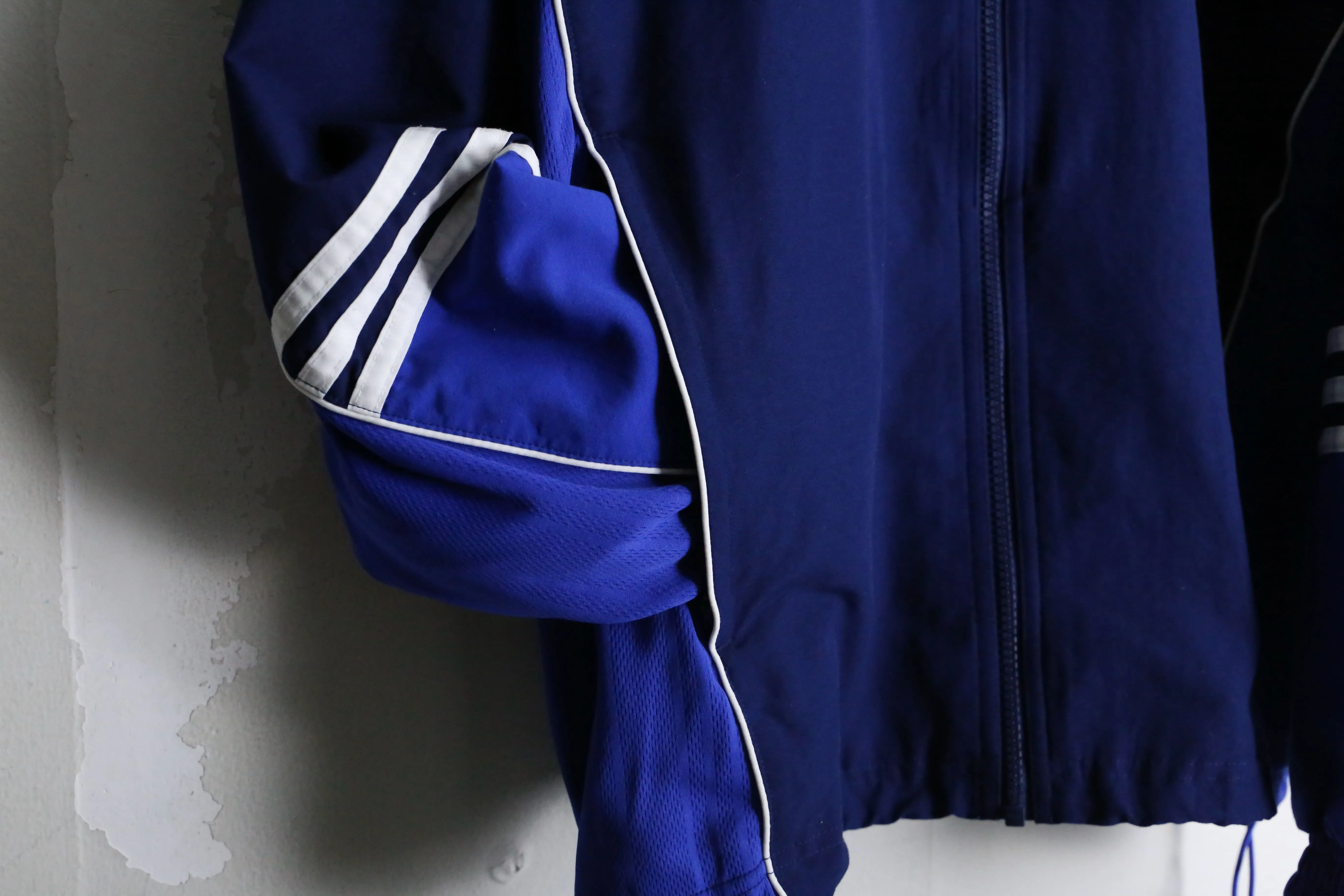 "adidas" blue track jacket