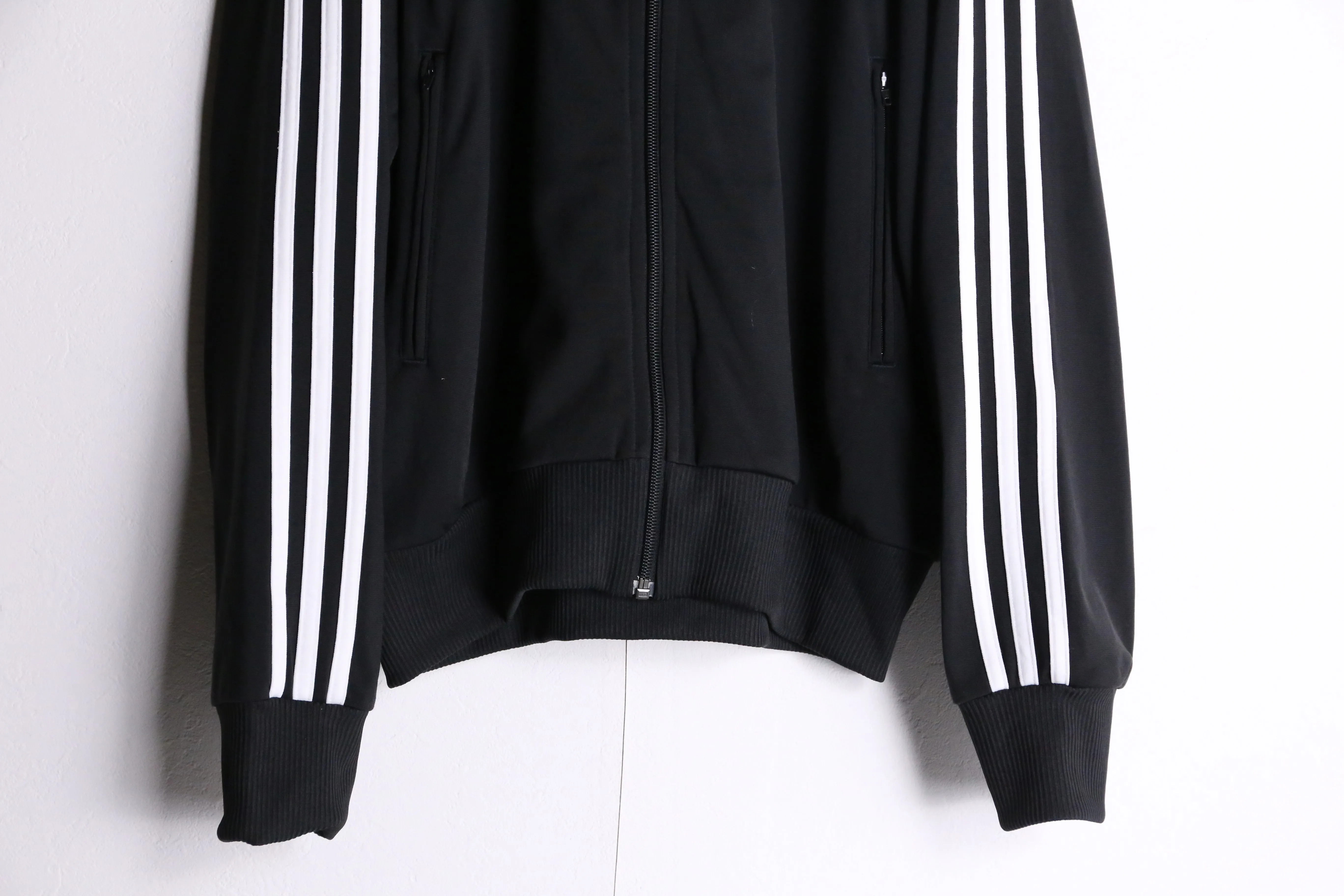 "adidas" trefoil logo design track jacket