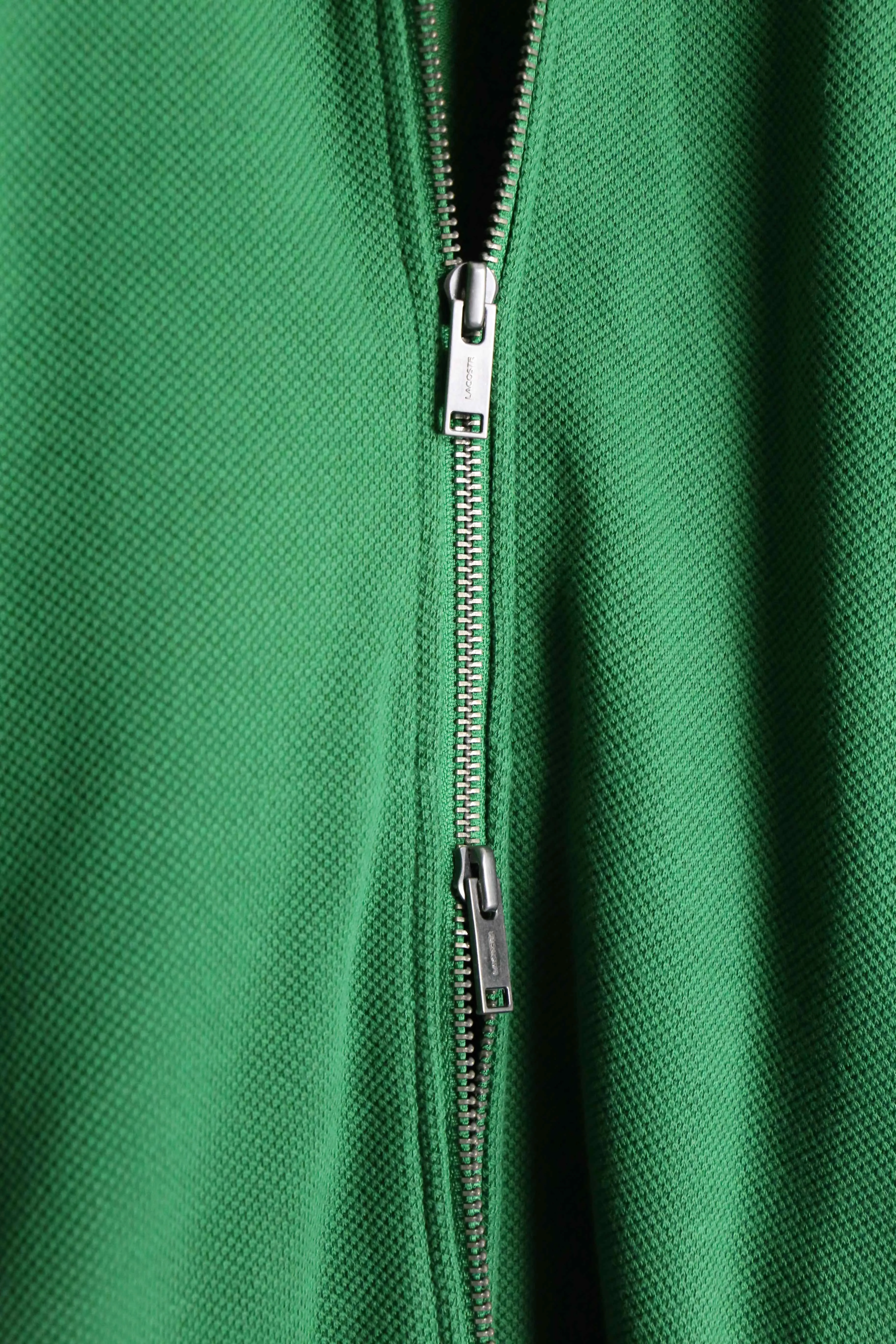 "LACOSTE" green drivers type track jacket