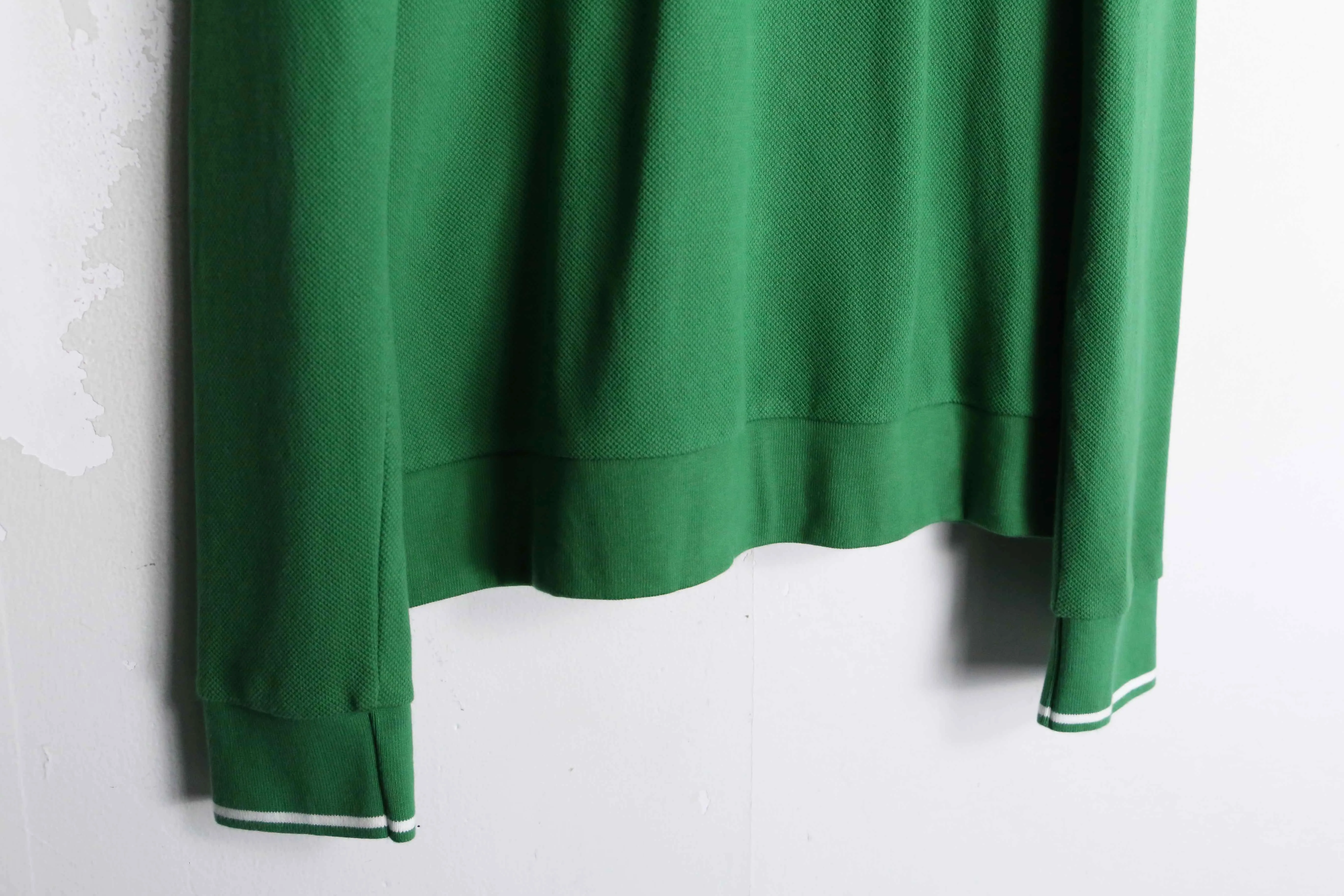 "LACOSTE" green drivers type track jacket