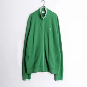 "LACOSTE" green drivers type track jacket