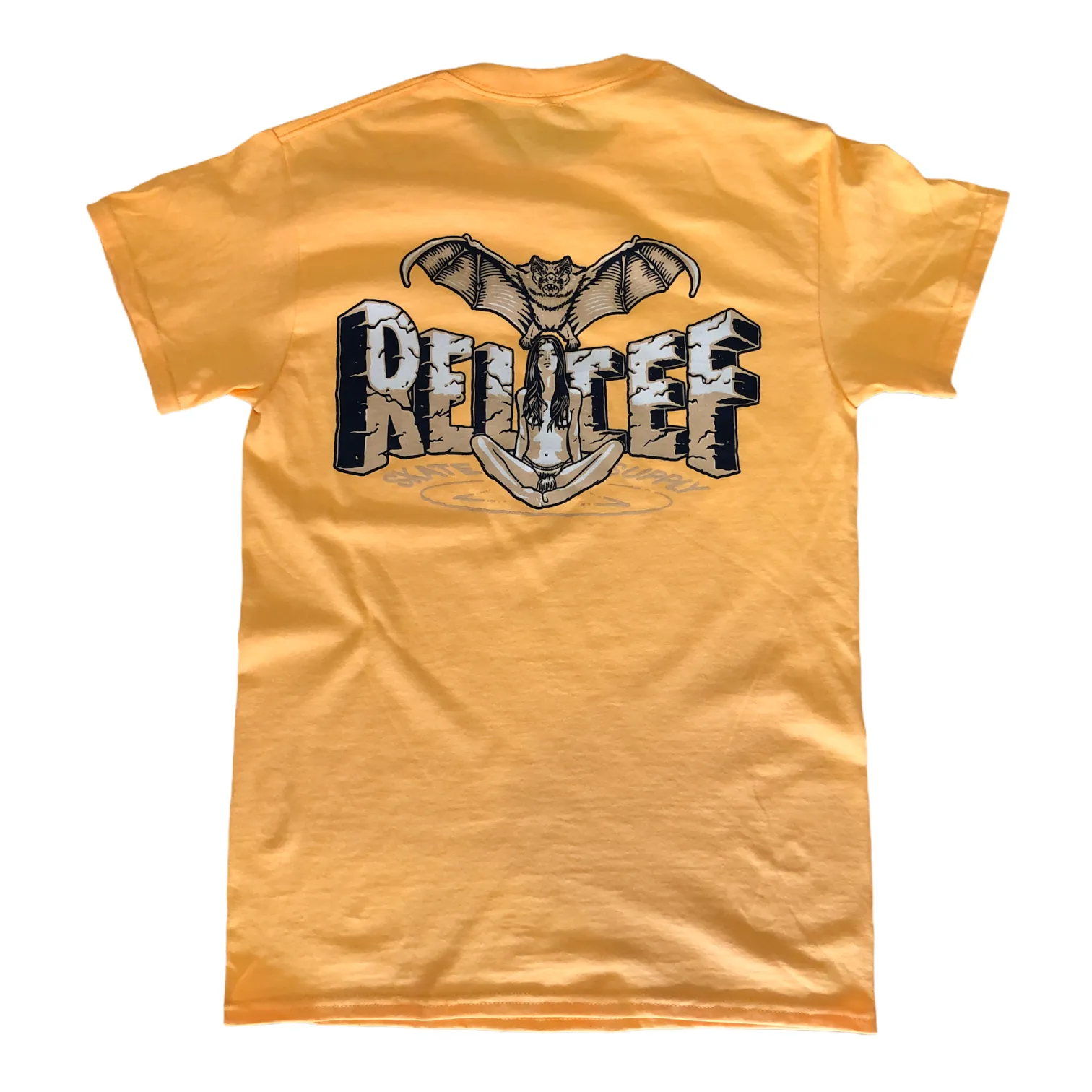 Relief Bat Girl T Shirt Yellow