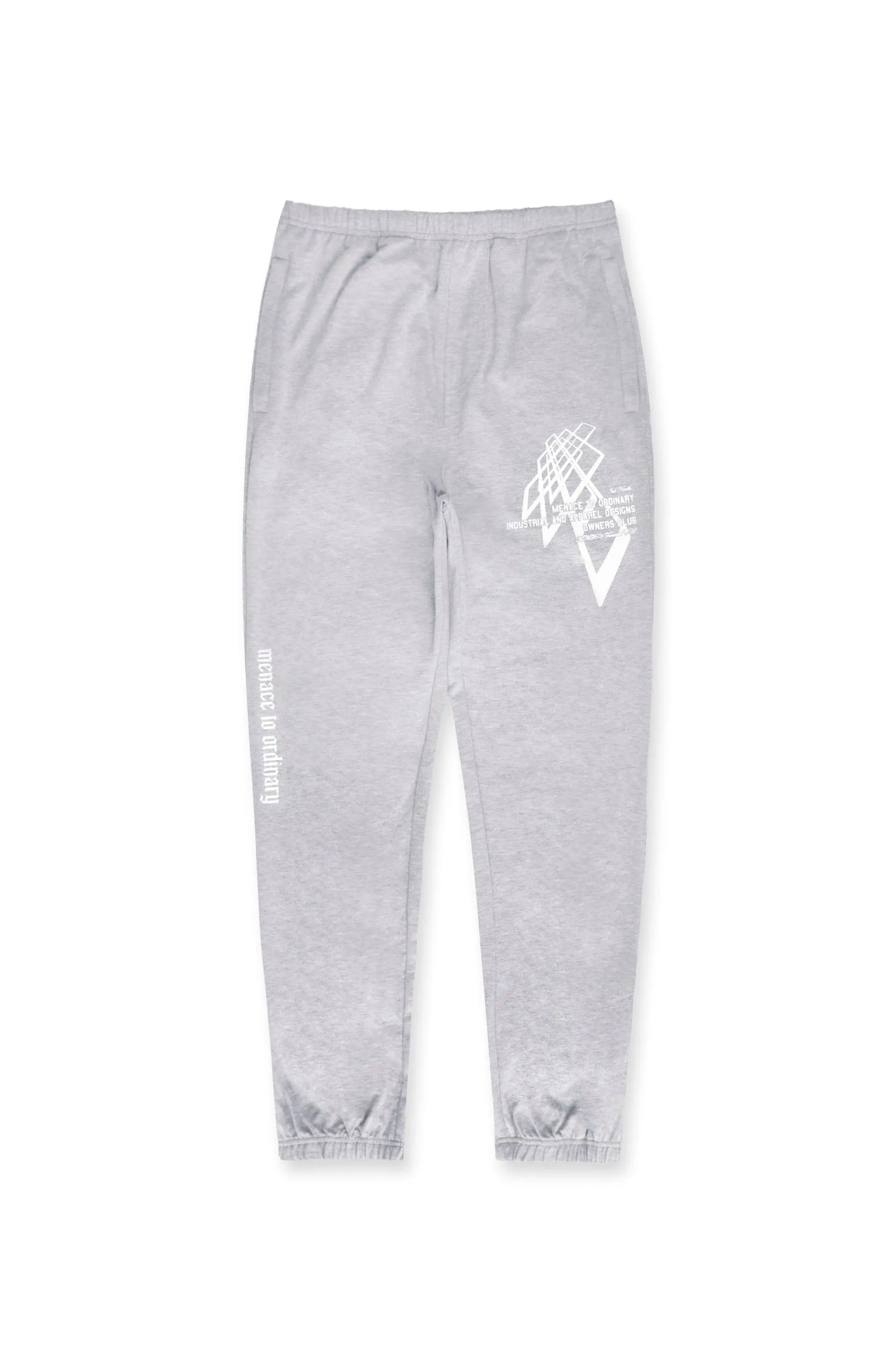 Rest Day Relaxed Fit Joggers - Light Gray