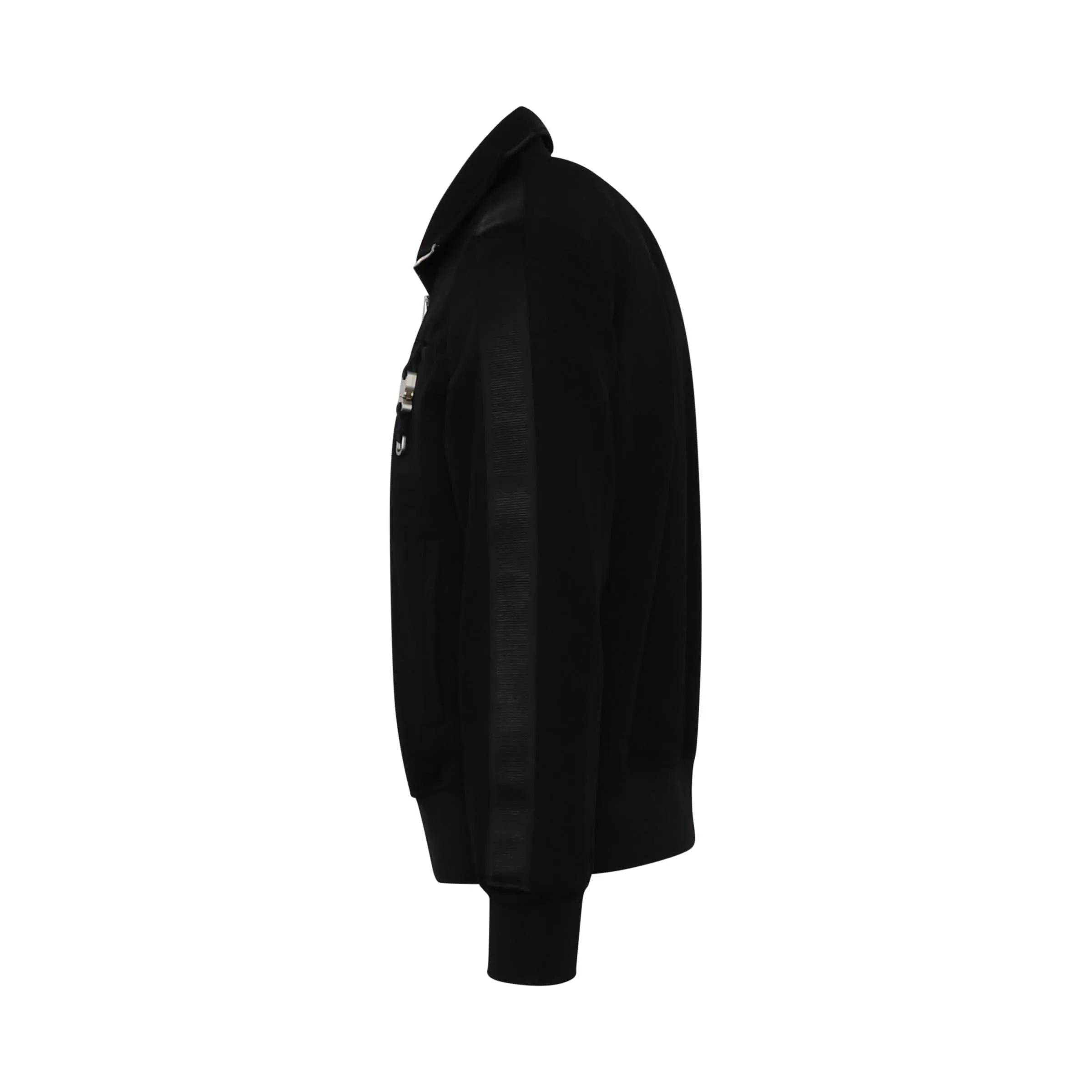 Rollercoaster Track Jacket in Black