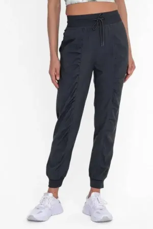 Ruched front active joggers