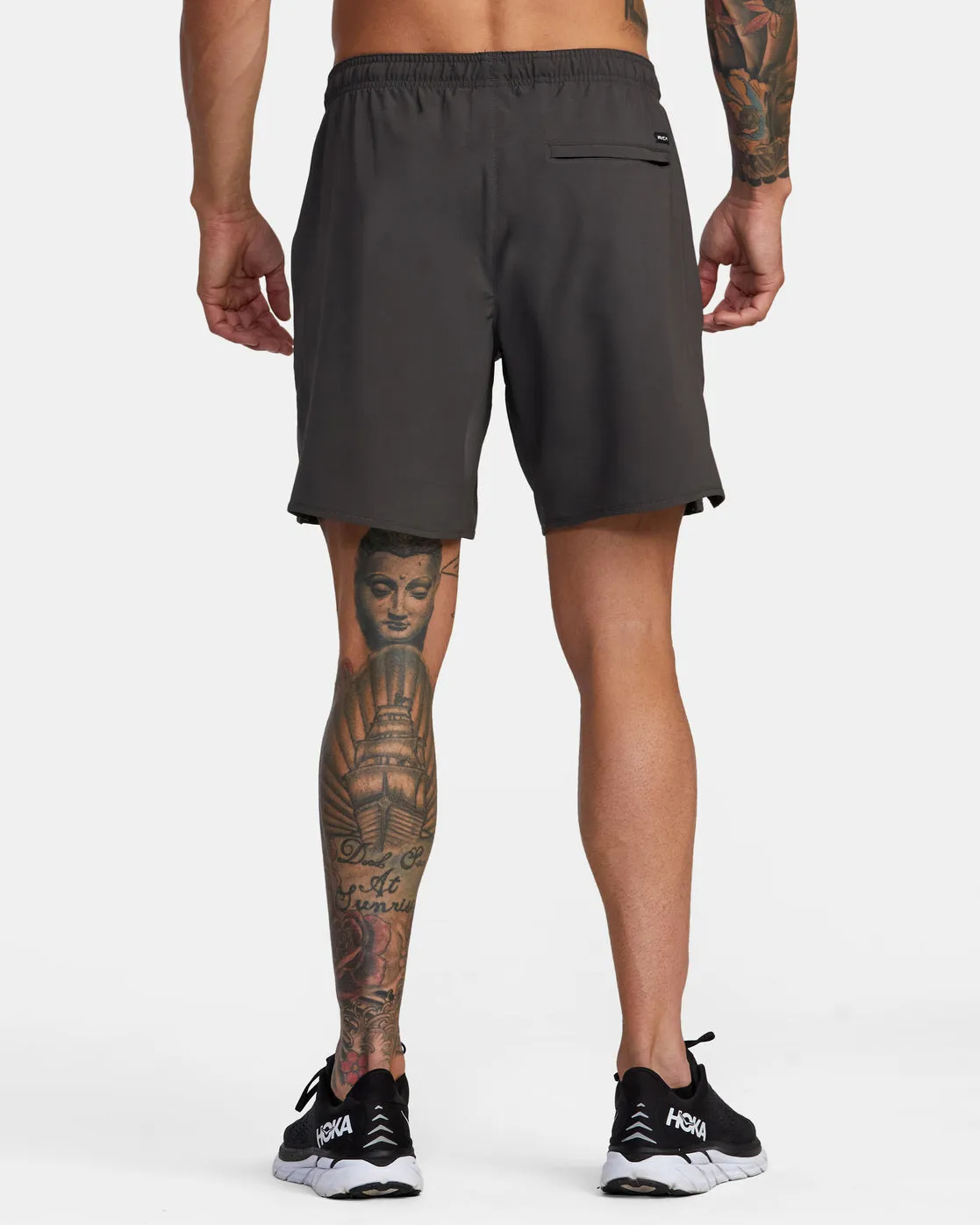 RVCA Yogger Stretch Athletic Short 17" - Slate