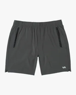 RVCA Yogger Stretch Athletic Short 17" - Slate