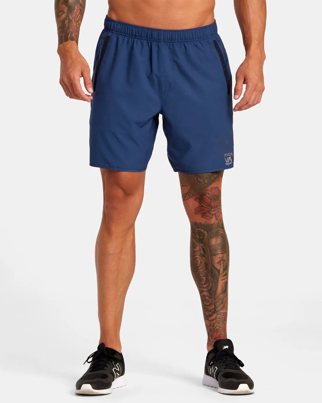 RVCA Yogger Stretch Elastic Waist Short 17"