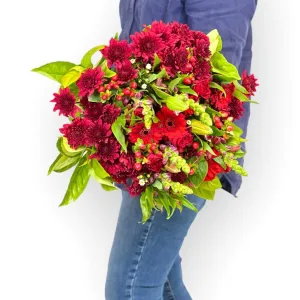 Scarlet Sensation Flower Bouquet