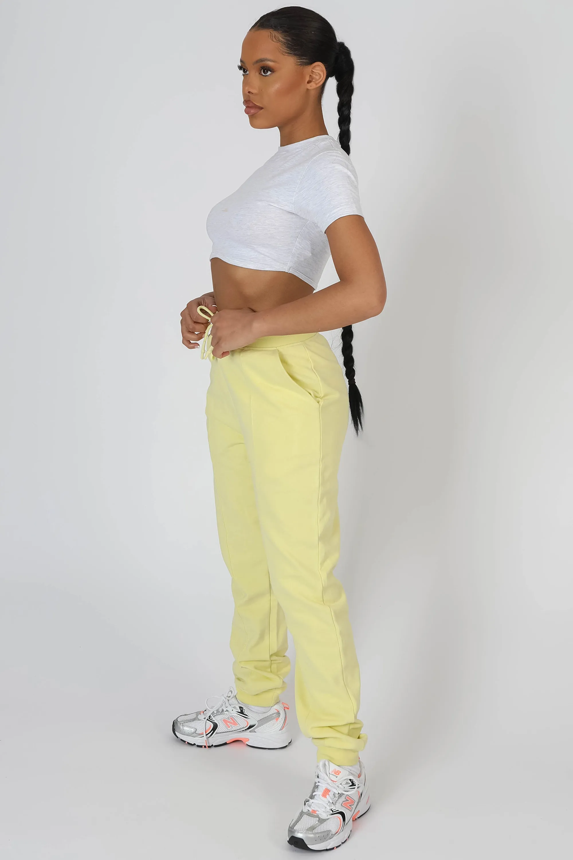 Seam Front 90S Jogger Lemon