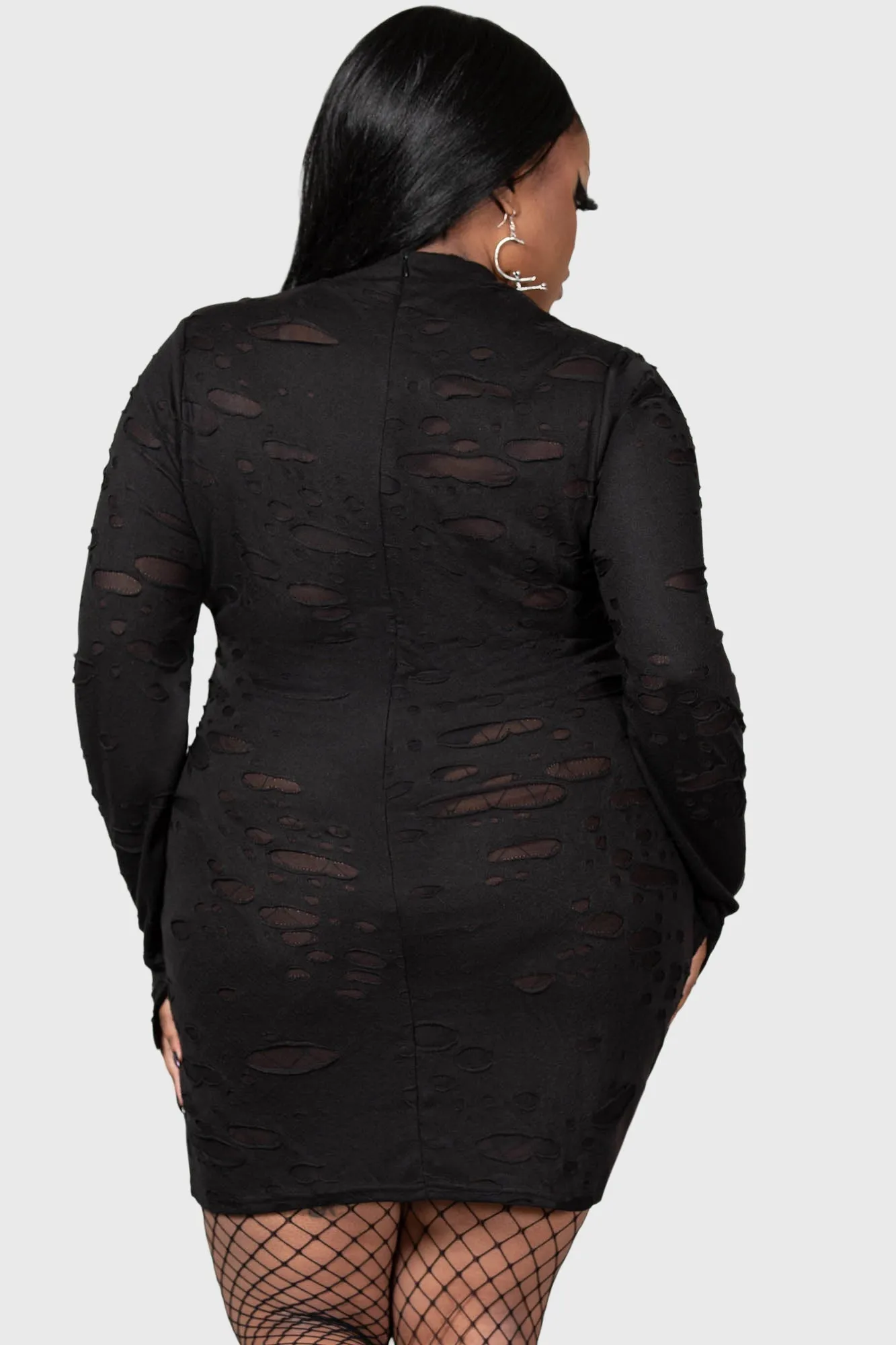 Sinners Glimmer Long Sleeve Dress