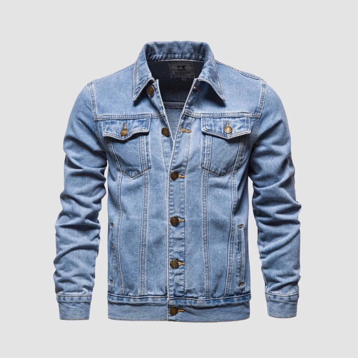 Skull Flag Streetwear Classic Denim Jacket