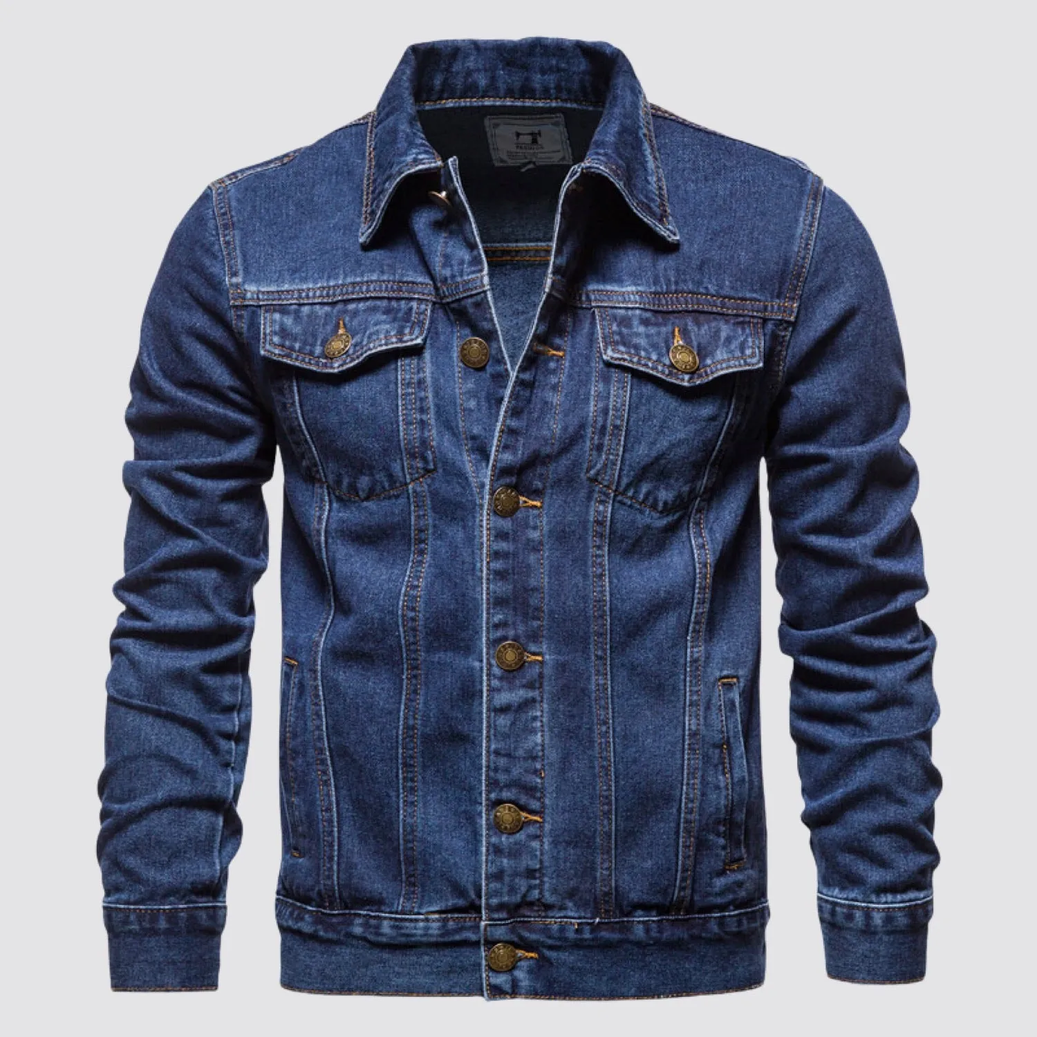 Skull Flag Streetwear Classic Denim Jacket