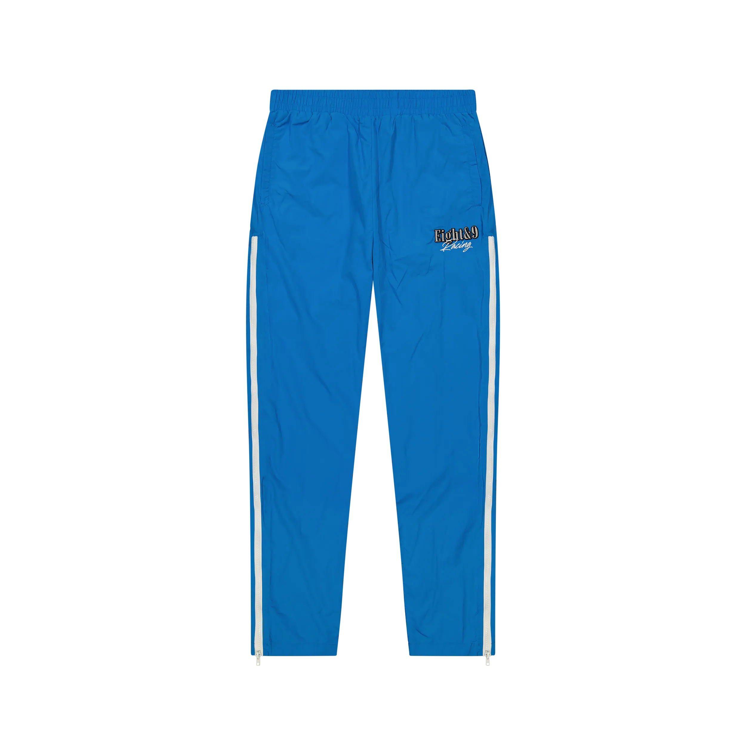 Slide Nylon Flare Zipper Pant Blue