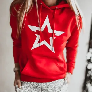 Super striking Red Star hoody