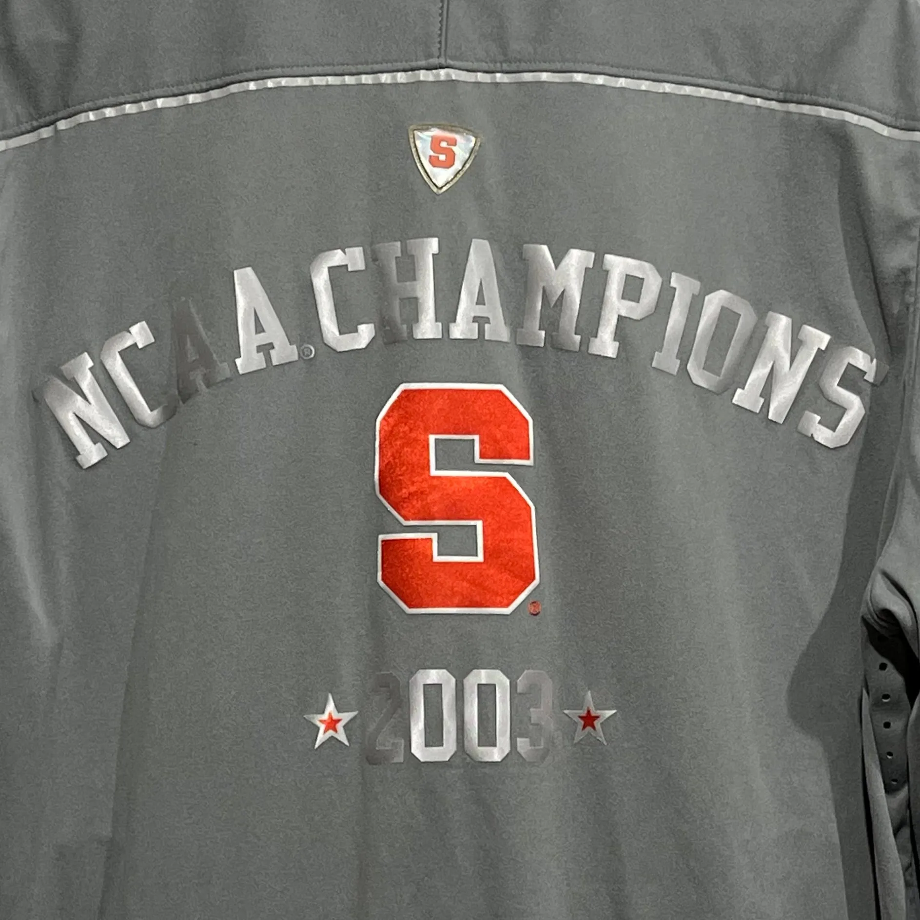 Syracuse Orange 2003 NCAA Champions Track Jacket M