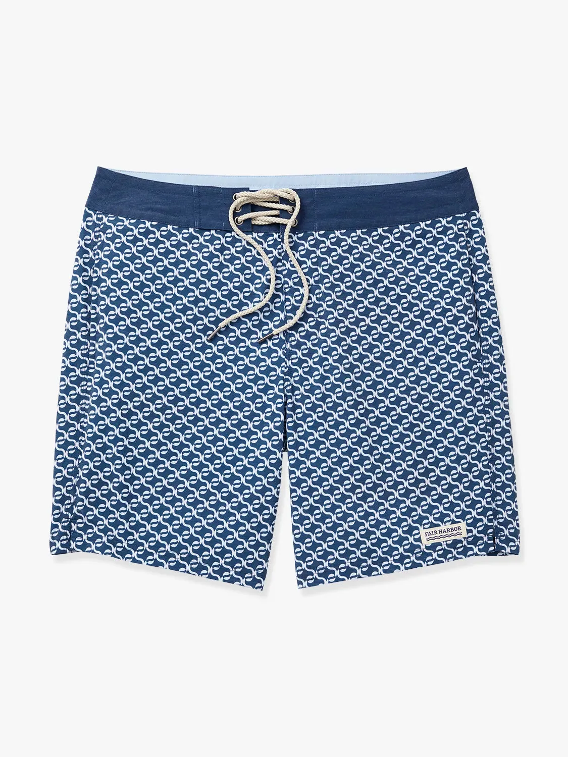 The Nautilus Boardshort | Navy Geo