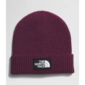 The North Face Logo Box Cuffed Beanie Boysenberry