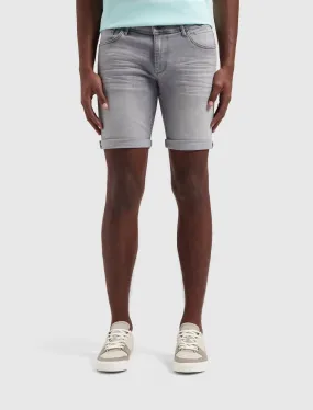 The Steve Skinny Fit Shorts | Denim Light Grey