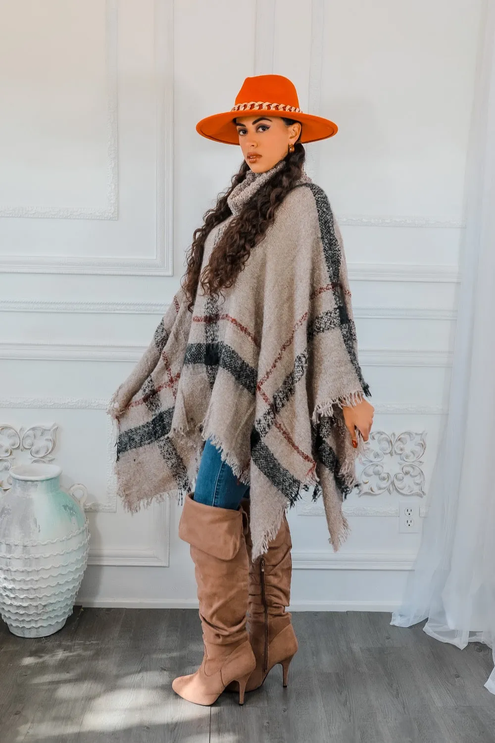 Two Ways Turtleneck Poncho