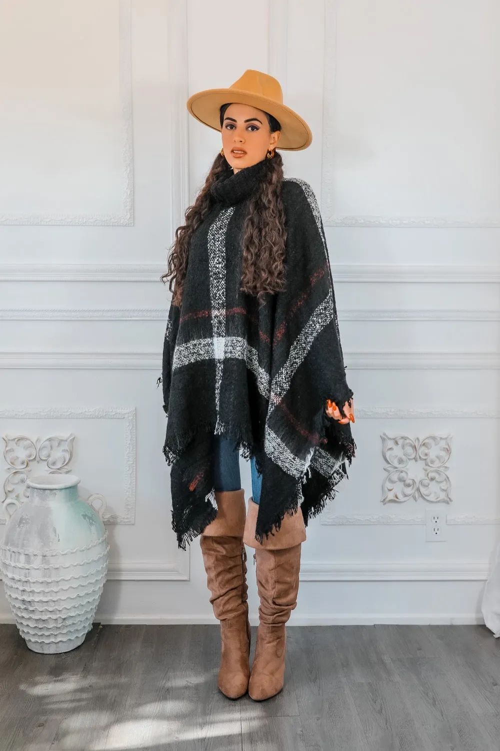 Two Ways Turtleneck Poncho