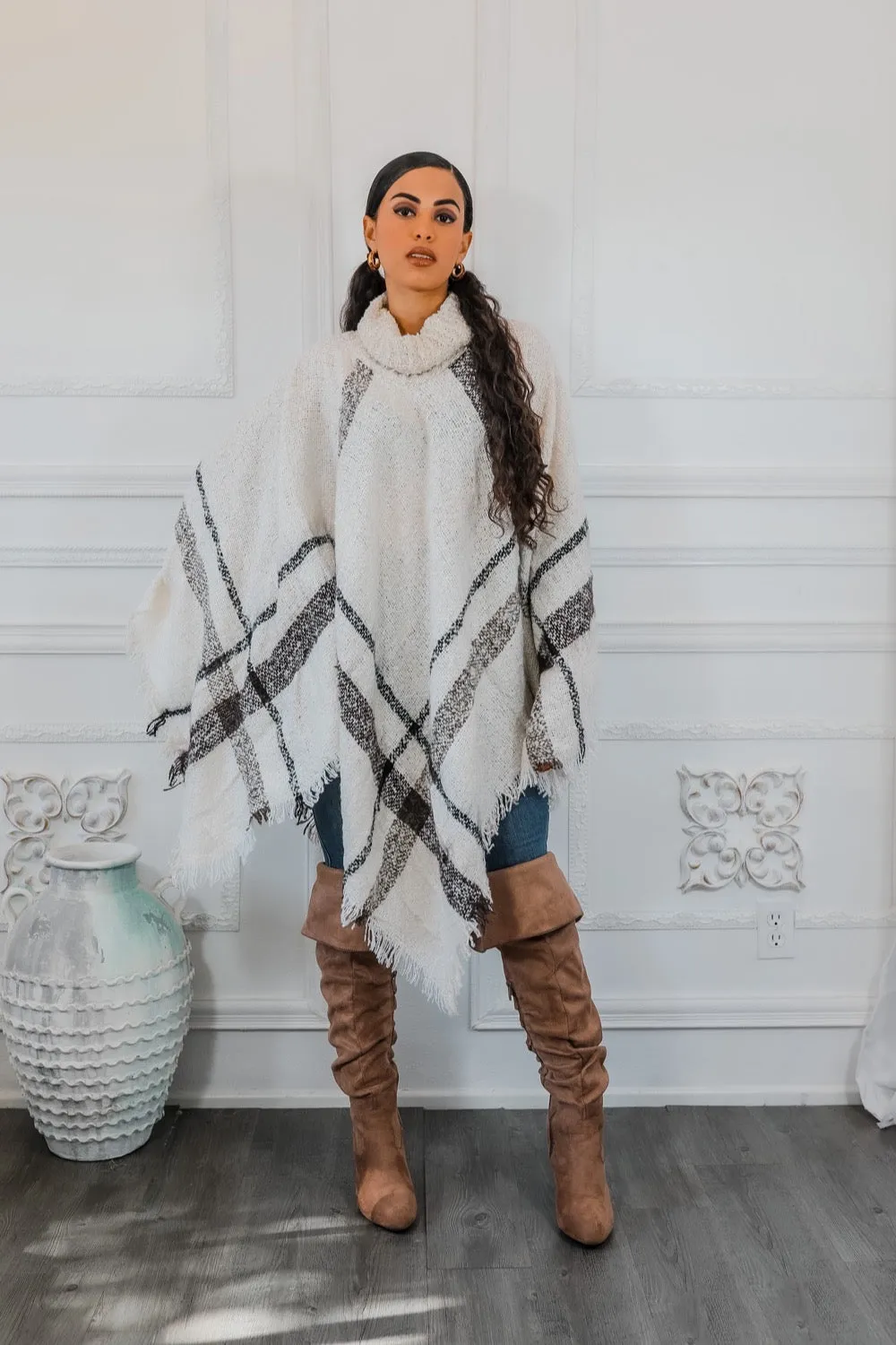 Two Ways Turtleneck Poncho