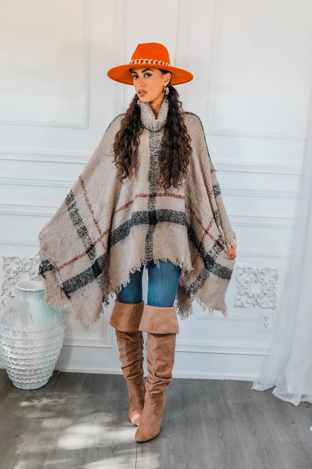 Two Ways Turtleneck Poncho