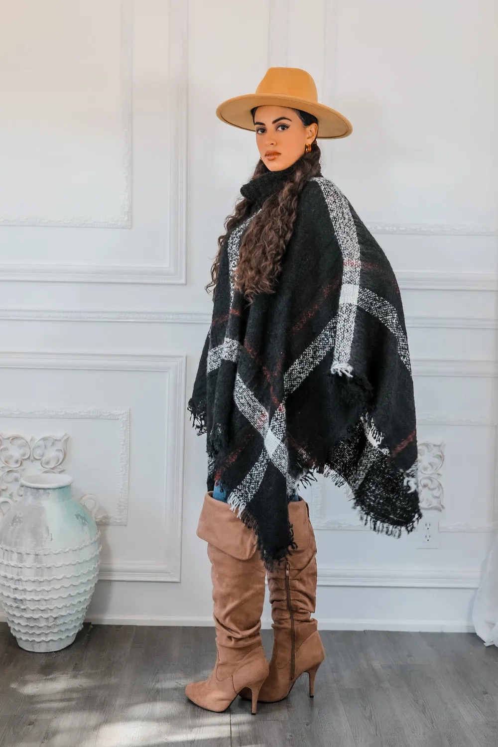 Two Ways Turtleneck Poncho