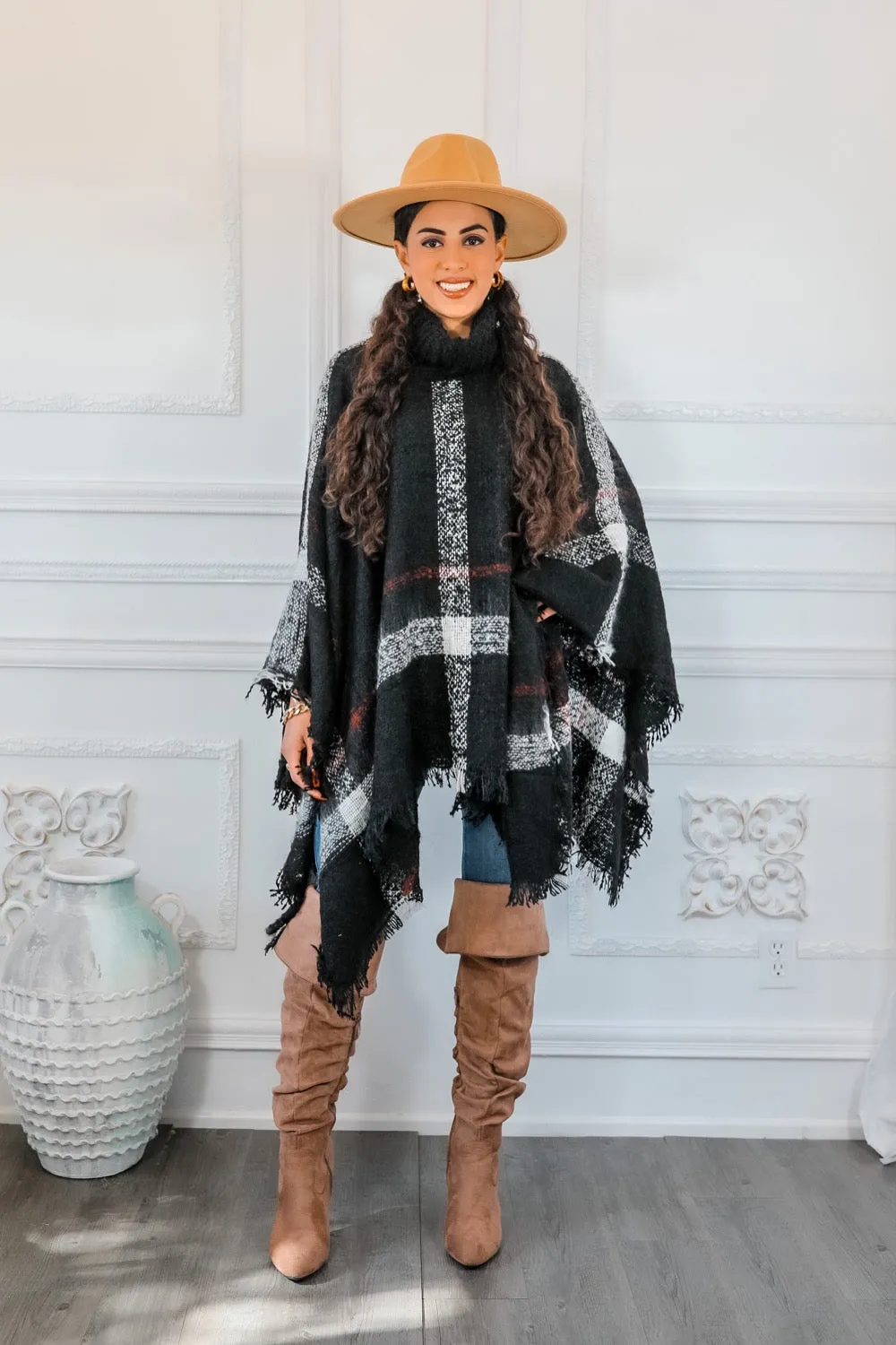 Two Ways Turtleneck Poncho