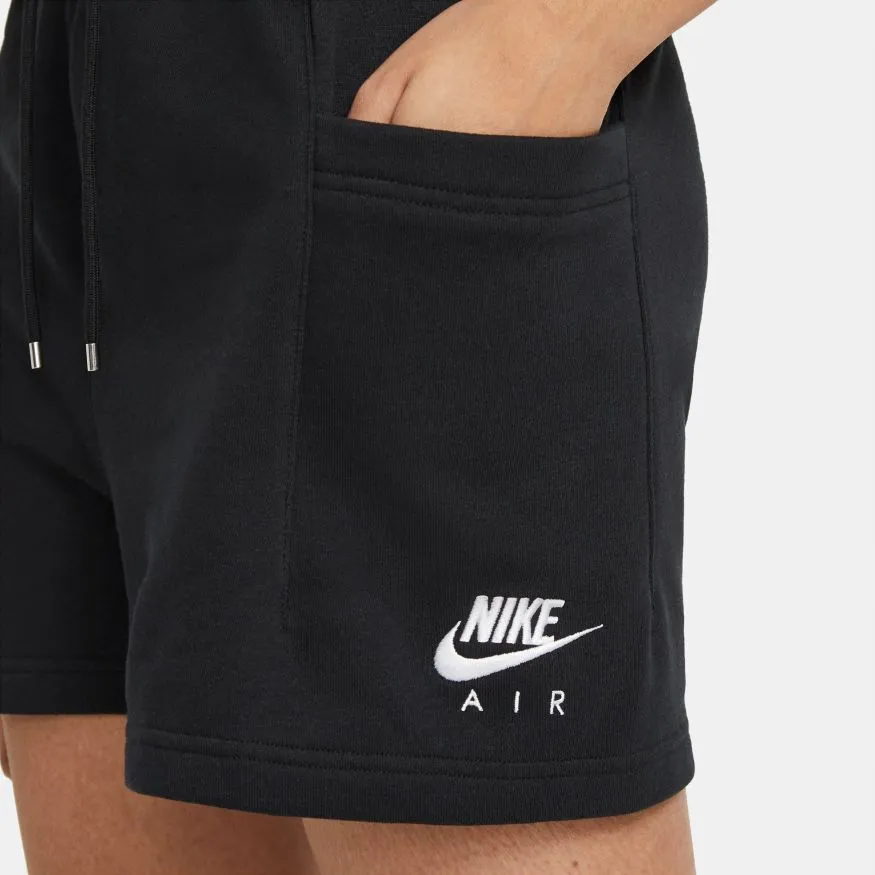 W FLEECE SHORTS "BLACK"