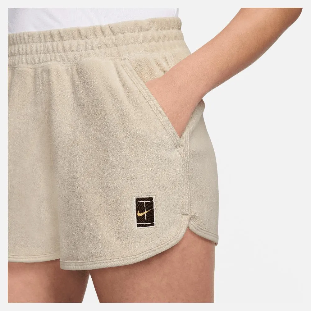 Women`s Court Heritage Mid-Rise French Terry Tennis Shorts